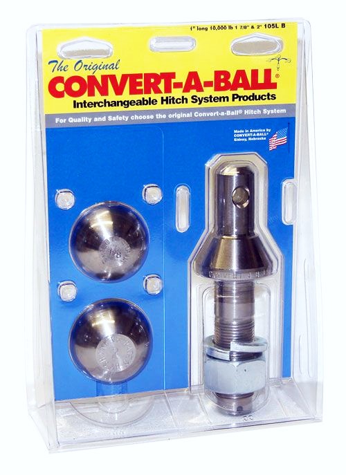 Convert-A-Ball 2-Ball Set - Long Shank - 1-7/8