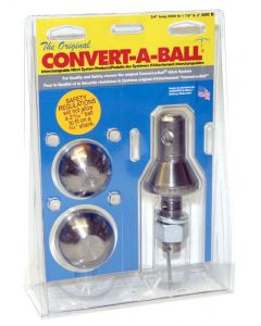 Convert-A-Ball 2-Ball Set - 3" Diameter Long Shank - 1-7/8" and 2 Inch Hitch Balls