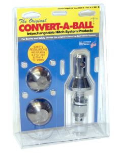 Convert-A-Ball Stainless Steel Long Shank 2-Ball Set - 1 7/8 and 2 inch Balls