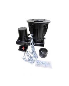 Cushioned Coupler Adapter - Fifth Wheel Trailer to Gooseneck Hitch - 7-1/2" Offset