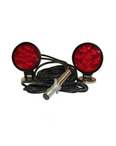 LED Heavy Duty Magnetic Towing Lights for Vehicle Flat-Tow - 4 Pin - USA Made