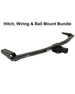 Rigid Hitch (R3-0389) Class III 2 Inch Receiver Trailer Hitch Bundle - Includes Ball Mount and Custom Wiring Harness fits 2001-2006 Acura MDX & 2003-2008 Honda Pilot