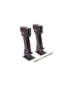 Stabilizer Trailer Jacks - Pair (2) - Flip Down Style - 650 lb. Lift / 1,000 lb. Support Capacity  - with Handle