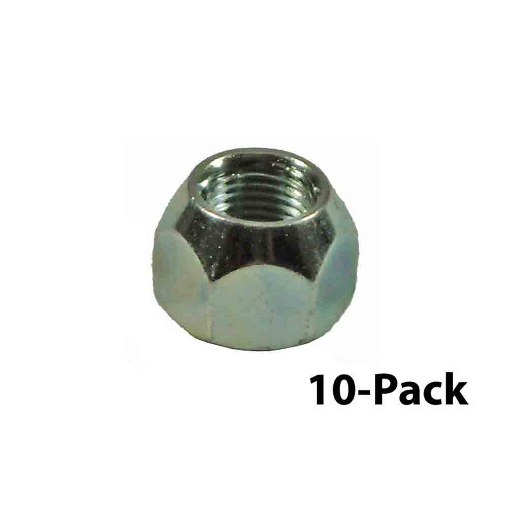 10-Pack - Trailer Axle Lug Nut - 1/2